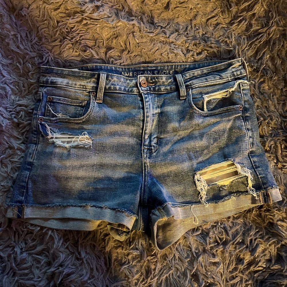 American eagle hi rise shortie
